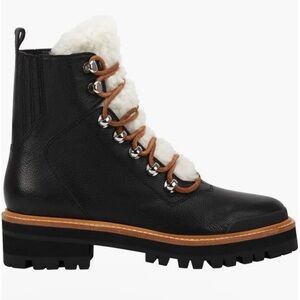 Marc Fisher Izzie Genuine Shearling Lug Sole Boots
